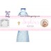 Baptism water bottle labels with photo for girl,Christening water bottle labels,(1bg)